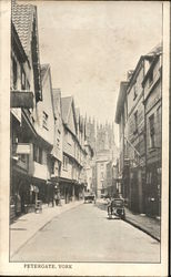 Petergate, York United Kingdom Yorkshire Postcard Postcard