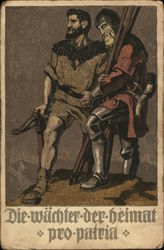 Die Waechter der Heimat: Pro Patria - Guardians of the Homeland: for our Country Postcard