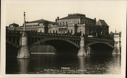 Most Manesuv - Manes Bridge Prague, Czech Republic Eastern Europe Postcard Postcard