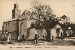 Tlemcen - Mausolee de Sidi Merzoug et la Grande Mosquee Algeria Africa Postcard Postcard