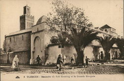 Tlemcen - Mausolee de Sidi Merzoug et la Grande Mosquee Postcard