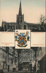 Holy Trinity Church Stratford on Avon, England Warwickshire Postcard Postcard