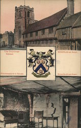 The Grammar School and Shakespeare's House Stratford-upon-Avon, England Warwickshire Postcard Postcard
