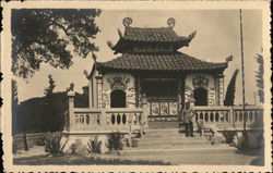 1931 Buddhist temple, Cemetery Indohina War Postcard