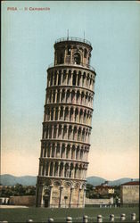 Il Campanile - Leaning Tower Pisa, Italy Postcard Postcard
