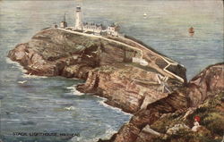 South Stack Lighthouse Holyhead, Wales Postcard Postcard