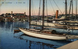 Cannes - Harbour Postcard