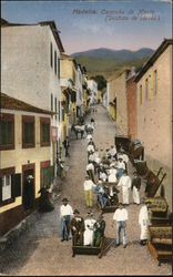 Madeira. Caminho de Monte. Desida de carros. Spain Postcard Postcard Postcard