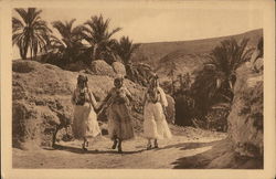 Les Trois Graces Remontant de l'Oued Postcard