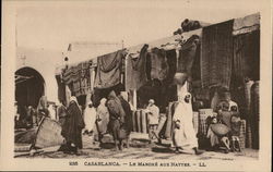 Le Marche aux Nattes Casablanca, Morocco Africa Postcard Postcard