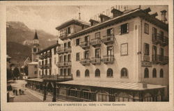 Cortina D'Ampezzo (m. 1224) - Concordia Hotel Italy Postcard Postcard