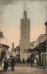 Casablanca La rue du Capitaine Ilher Morocco Africa Postcard Postcard
