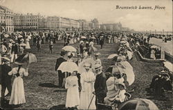 Brunswick Lawns Hove, England Sussex Postcard Postcard