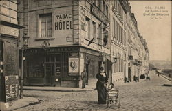 Ile Saint-Louis, Quai de Bethune Postcard