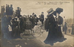 Salon de 1909 - Reunion d'Hiver (Pesage d'Auteuil) par Alfred Nettement Postcard