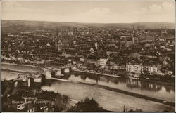 View of Town from Fortress Postcard