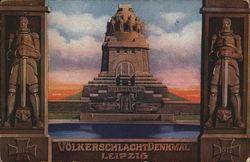 Monument to the Battle of the Nations Postcard