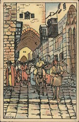 In the old city Postcard