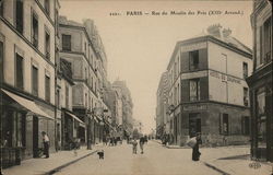 Rue du Moulin de Pres Postcard