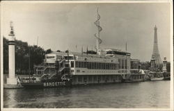 Hall of the Merchant Navy, Paris Exhibition Postcard