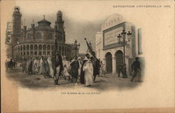 Les Arabes de la Rue d'Alger 1900 Paris Exposition Postcard Postcard