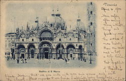 St. Mark's Basilica Venice, Italy Postcard Postcard
