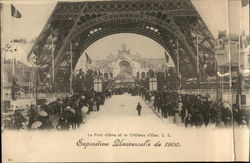 Le Pont d'Iena et le Chateau d'Eau Postcard