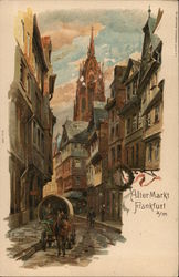 Alter Markt Frankfurt a/m Postcard