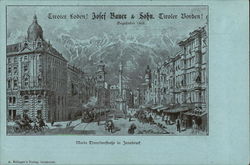 Maria-Theresien-Strasse Innsbruck, Austria Postcard Postcard