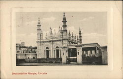 Dhuramtollah Mosque Calcutta, India Postcard Postcard