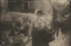 Salon 1902 R.P.I. Sc. VII GIRARDOT LES EMPLETTES. Postcard