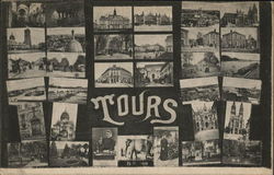 Greetings from Tours Postcard