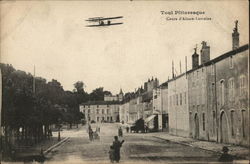 Toul Pittoresque. Cours d'Alsace-Lorraine, Biplane Postcard