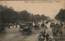 Avenue Bois-de-Boulogne Postcard