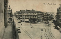 Plaza de Urzalz Vigo, Spain Postcard Postcard Postcard