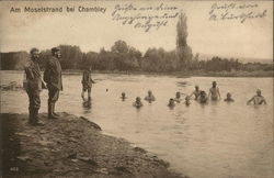 Am Moselstrand bei CHambley Postcard