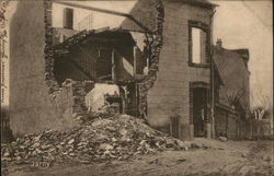 WWI Destruction Postcard