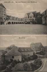 HALLE a. S. Das neue Museum in der Moritzburg / Moritzburg Postcard
