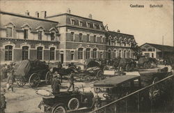 Bahnhof Conflans, France Postcard Postcard