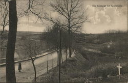 Die Schlucht bei Gravellotte - The Mance Ravine, Gravellotte Postcard
