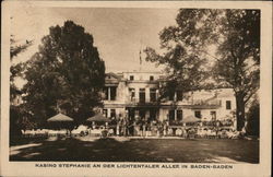 Kasino Stephanie an der Lichtentaler Allee Postcard