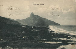 Praia da Gavea Rio de Janeiro, Brazil Postcard Postcard
