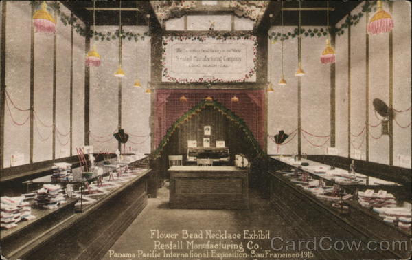 Restall Manufacturing Co. - Flower Bead Necklace Exhibit