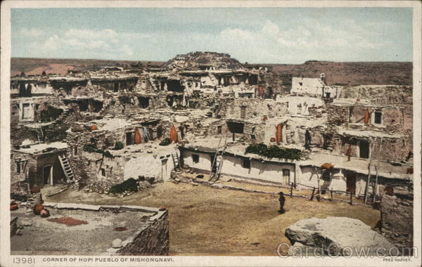 Corner of Hopi Pueblo of Mishongnovi Arizona