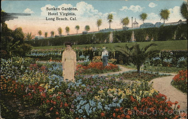 Sunken Gardens, Hotel Virginia Long Beach California