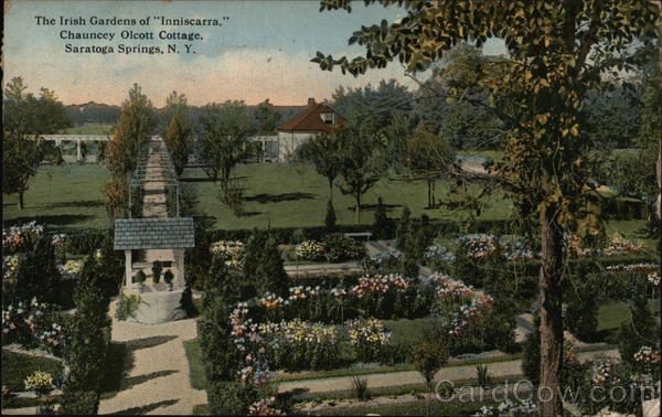 Chauncey Olcott Cottage - Irish Gardens of Inniscarra Saratoga Springs New York