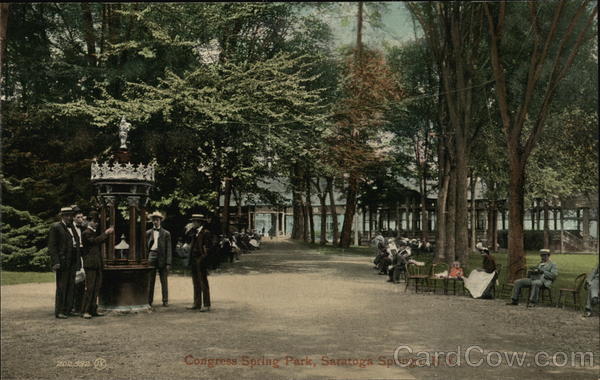 Congress Spring Park Saratoga Springs New York