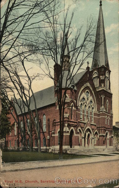 First M. E. Church Saratoga Springs New York