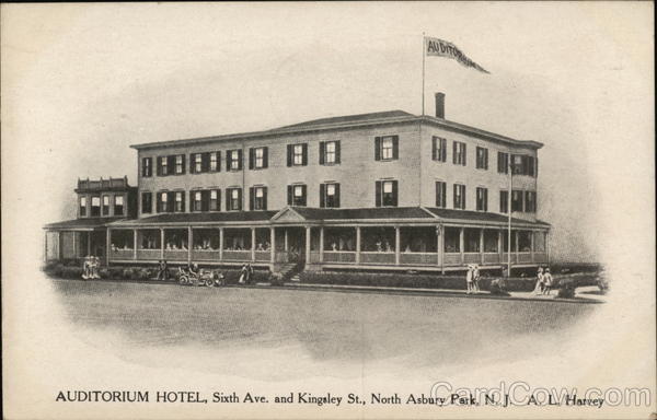 Auditorium Hotel, Sixth Avenue and Kingsley St. North Asbury Park New Jersey