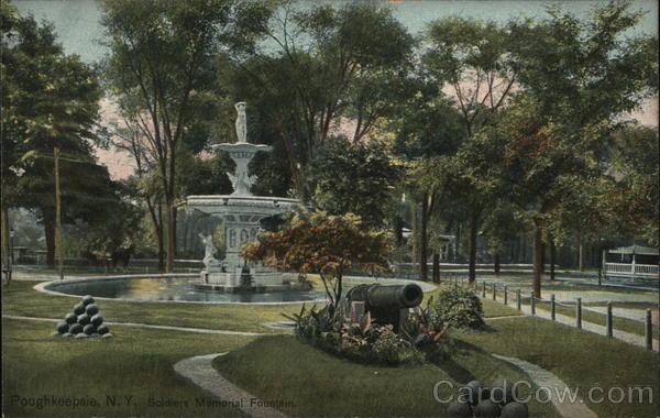 Soldiers Memorial Fountain Poughkeepsie New York